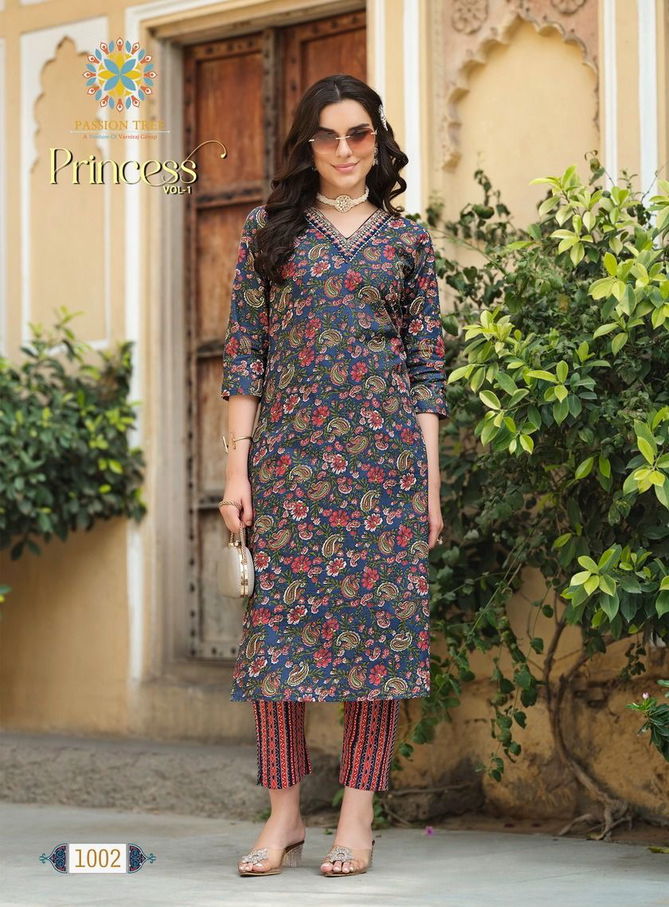 Princess Vol 1 By Passion Tree Cotton Kirti With Bottom Wholesale Market In Surat